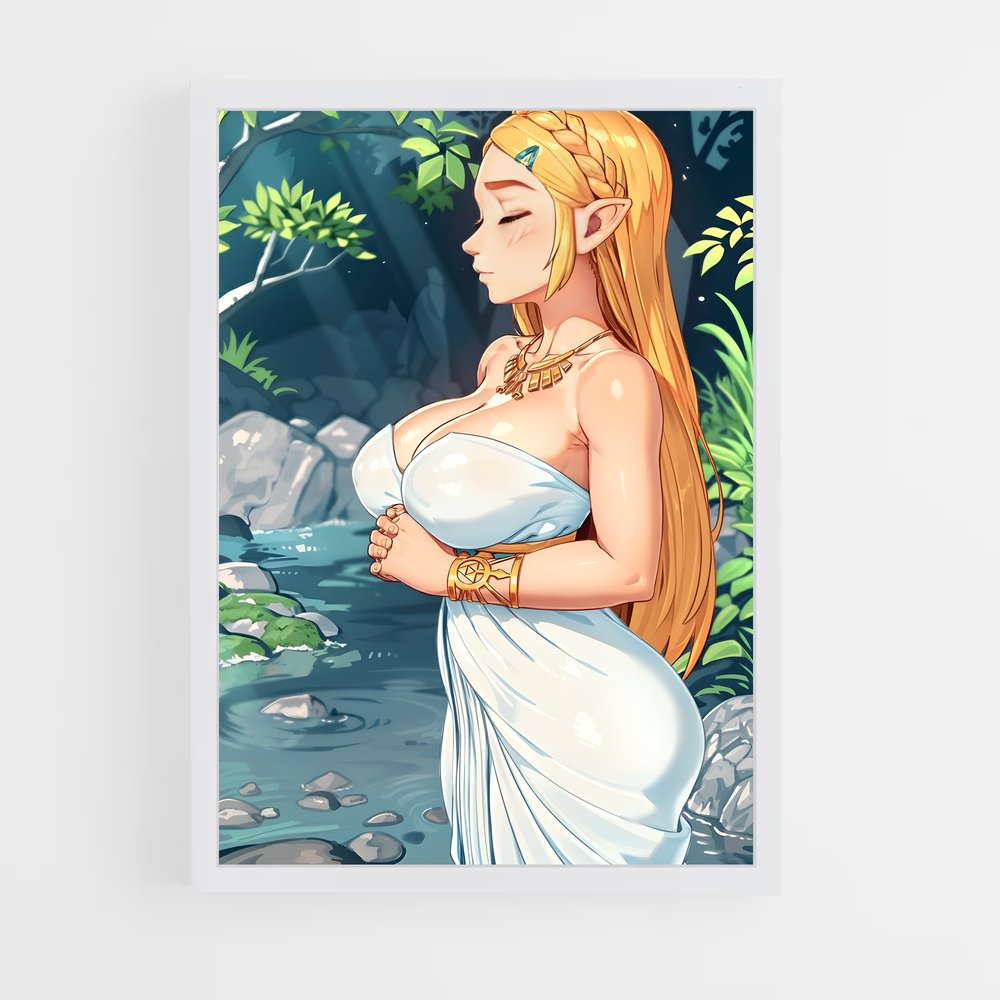Poster L'Élue des Bois – affiche Zelda (vue 3)